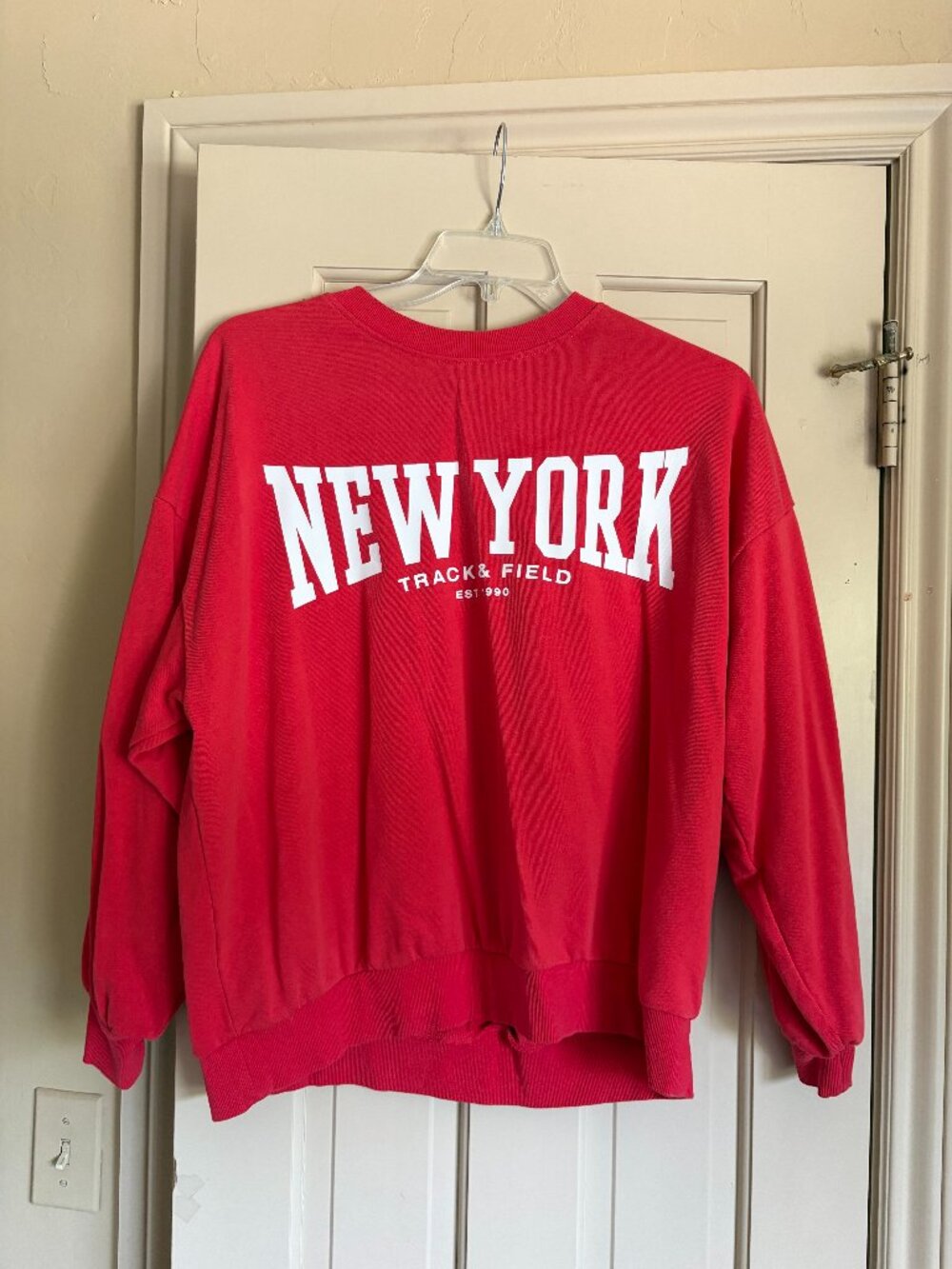 Red New York Crewneck